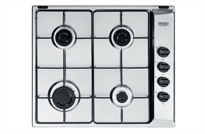 DE LONGHI - Piano cottura a gas YAL 46 ASV 4 fuochi 58cm,  DE LONGHI - Piano cottura a gas YAL 46 ASV 4 fuochi 58cm