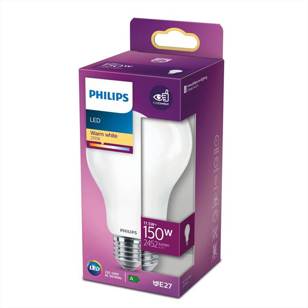 "PHILIPS - Lampada a LED GOCCIA SAT.E27 150W CLD-White"