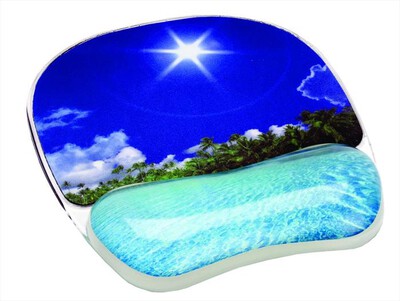 FELLOWES - Mouse Pad con Poggiapolsi Photo Gel
