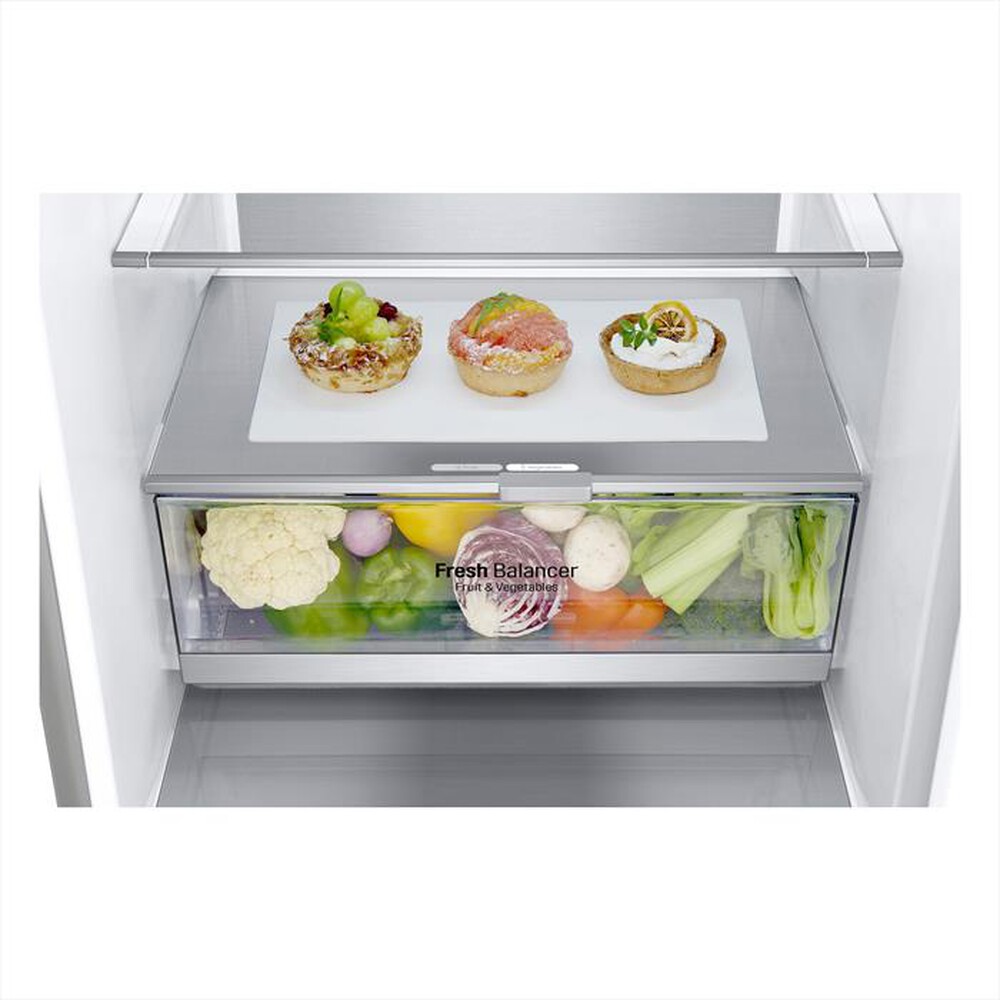 "LG - Frigorifero combinato GBB92MBB3P Classe A 381L-Argento"