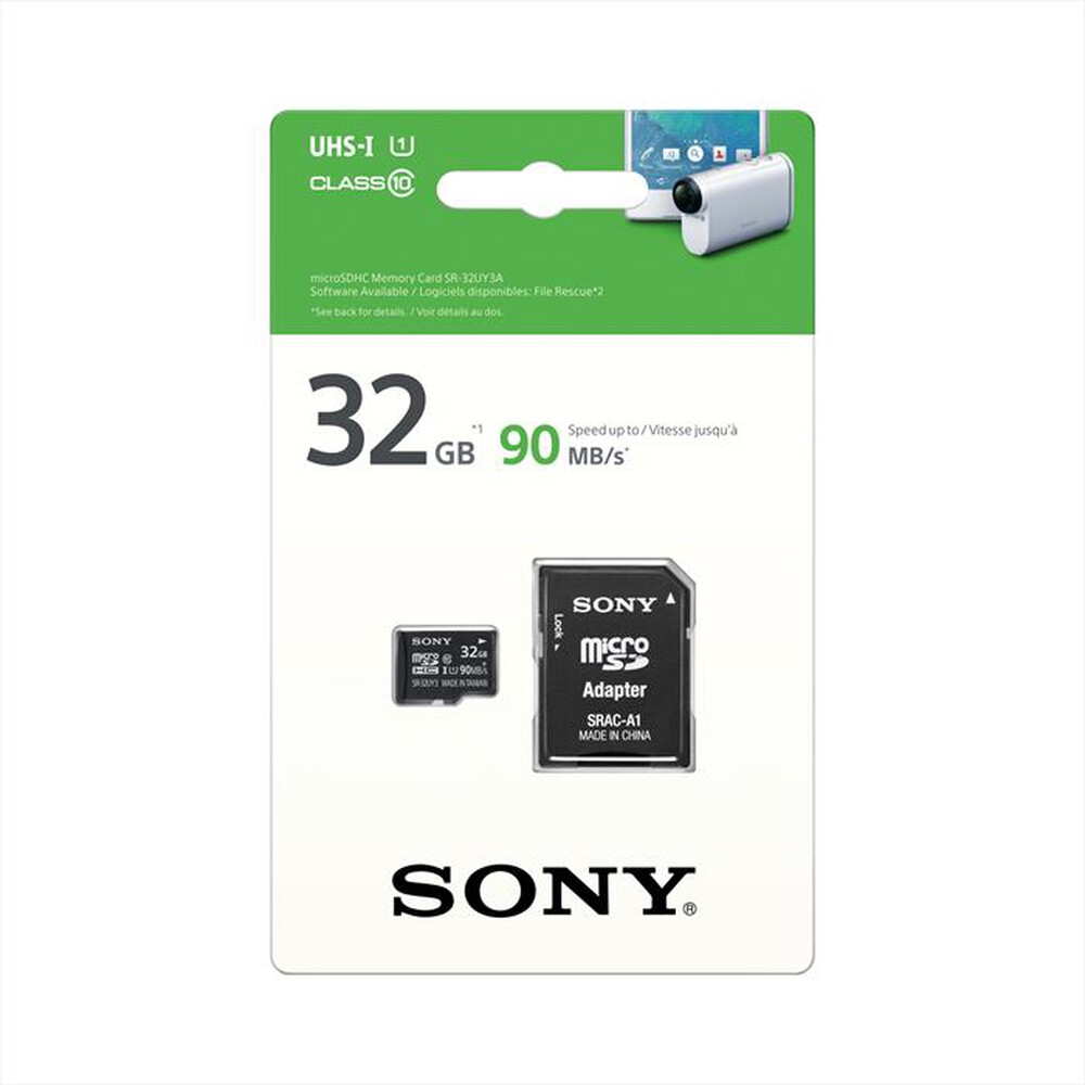 "SONY - SR8UYA microSDHC 32GB-Nero"