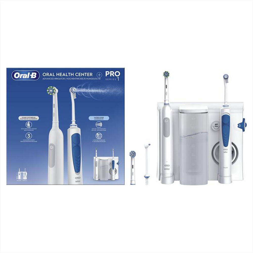 Immagine del prodotto ORAL-B - Spazzolino + idropulsore HEALTH CENTER-Bianco