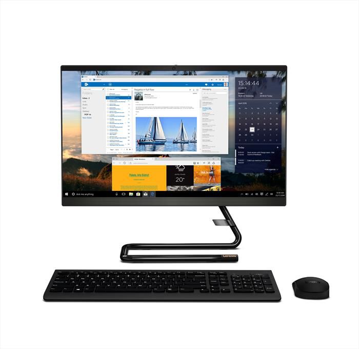 Lenovo AIO 3-22ADA05 デスクトップPCマウスキーボード付 LENOVO - IDEACENTRE AIO 3 22ADA05 F0EX003AIX-Business black | Euronics