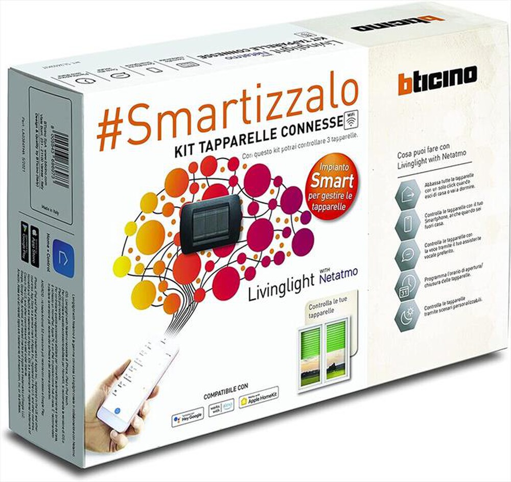 Home Pilot - Avvolgitore a incasso smart per il comando delle