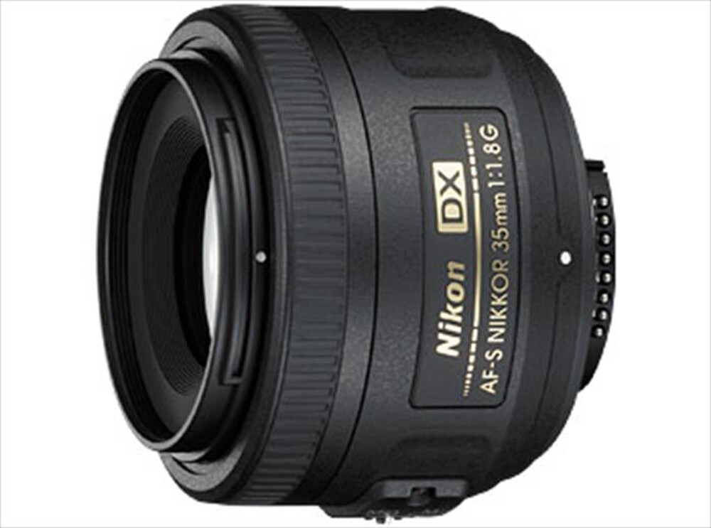 "NIKON - Obiettivo 35MM F/1.8G AF-S DX NIKKOR-Black"