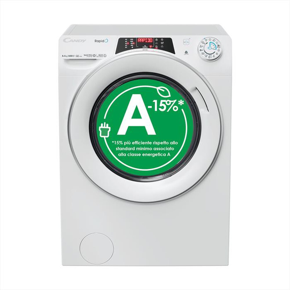 Immagine del prodotto CANDY - Lavasciuga ROW 4856DWMS7-S 8/5 Kg Classe A-Bianco