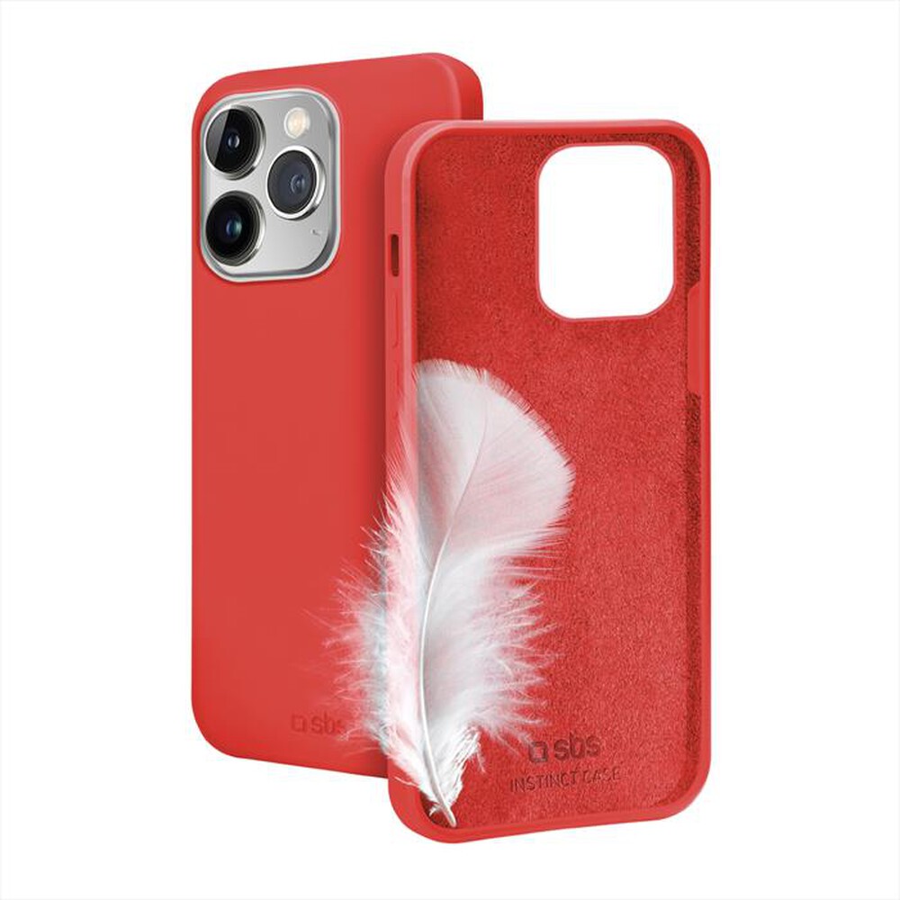 "SBS - Cover Instinct TEINSTIP1461PR per iPhone 14 Pro-Rosso"
