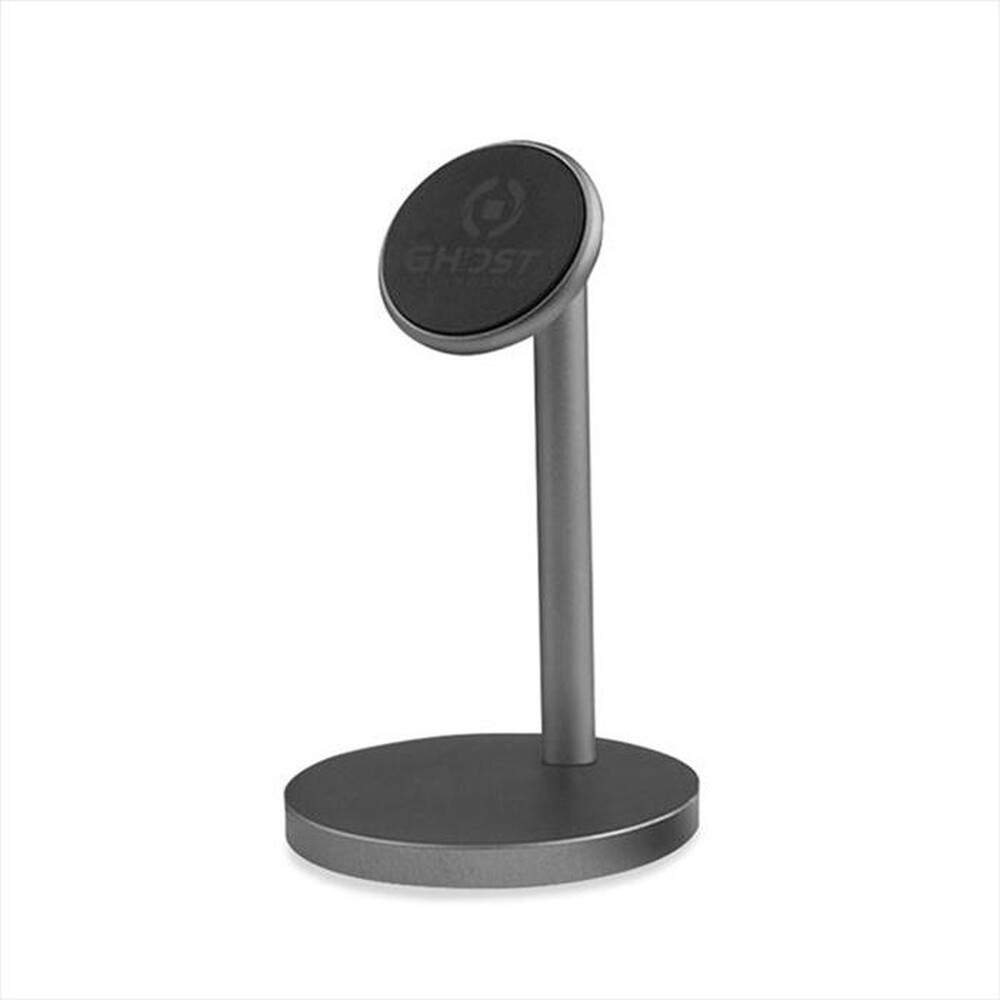 "CELLY - GHOSTDESKDS - MAGNETIC DESK HOLDER DS-Argento/Alluminio"