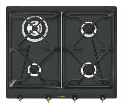 SMEG - Piano cottura a gas SRV864AOGH 59,5cm-Antracite