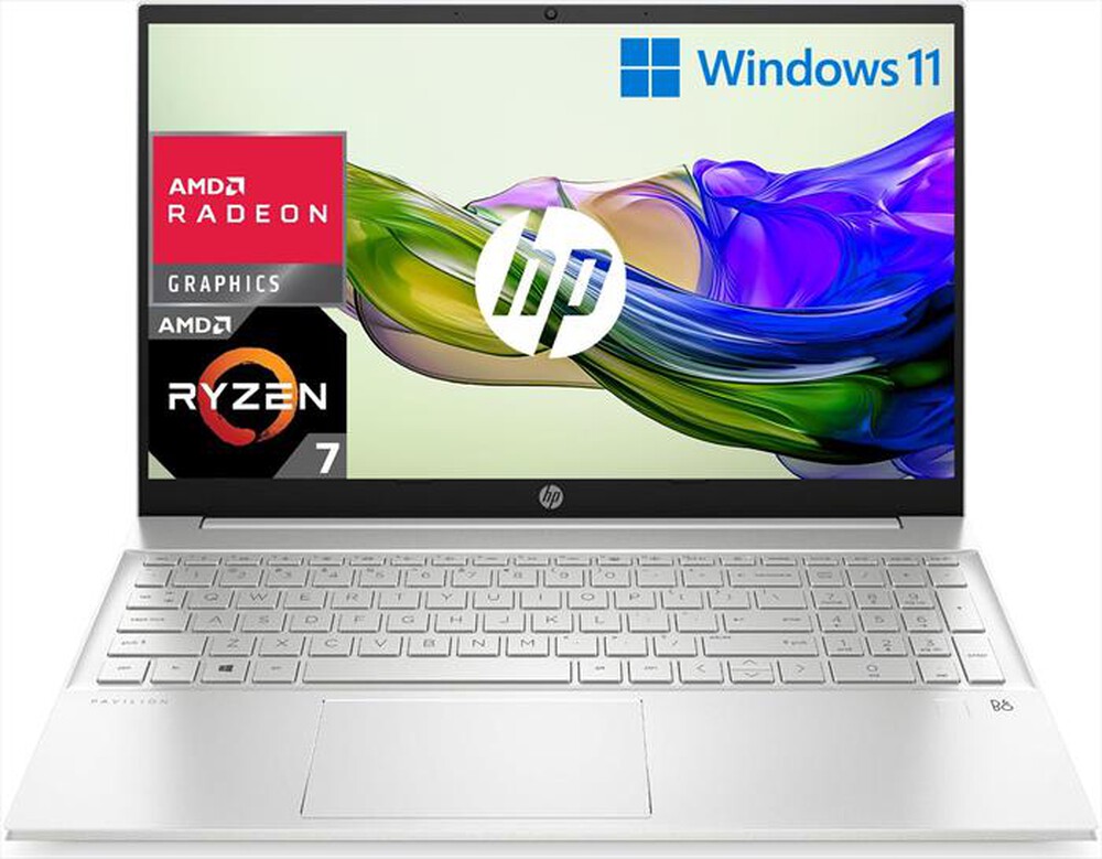 "HP - Notebook PAVILION 15-EH3002NL-Natural Silver"