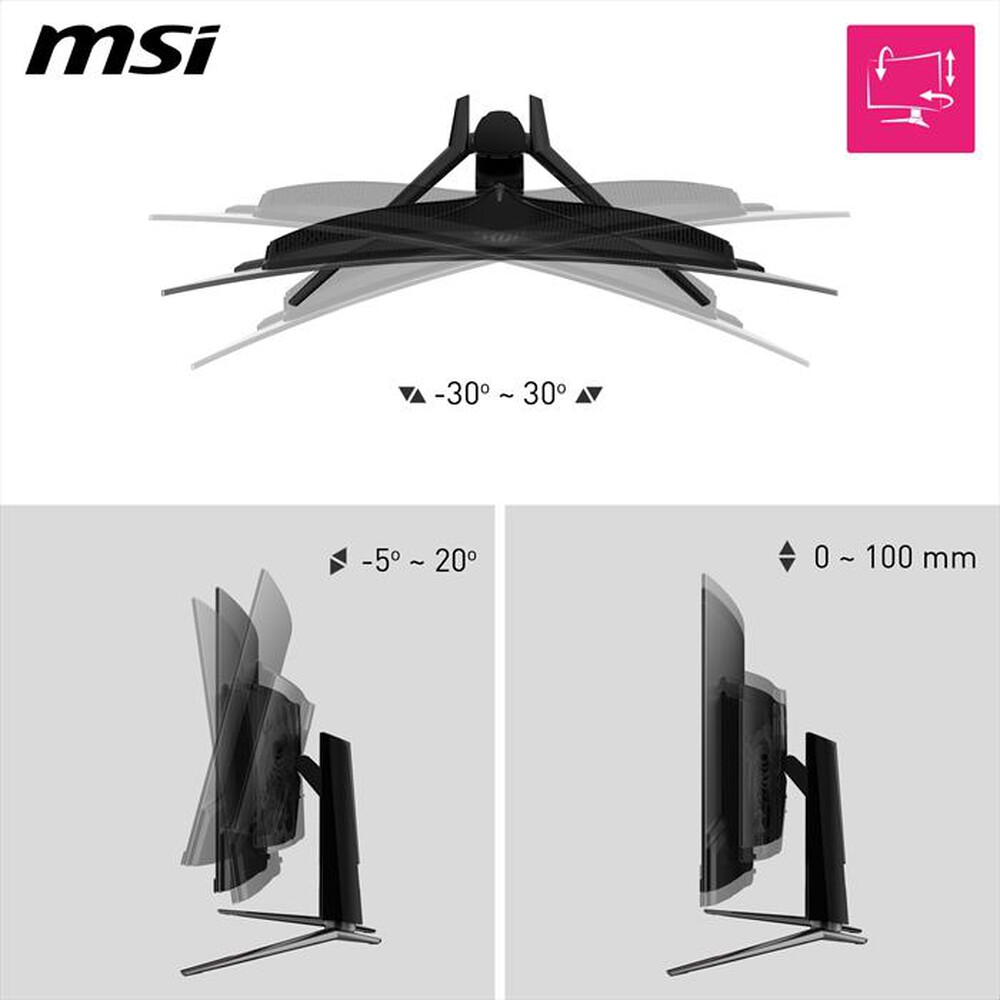 Immagine del prodotto MSI - Monitor LED 32" MPG 321CURX QD-OLED-Nero