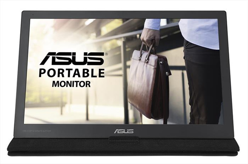 "ASUS - MB169C+-Silver+Black"