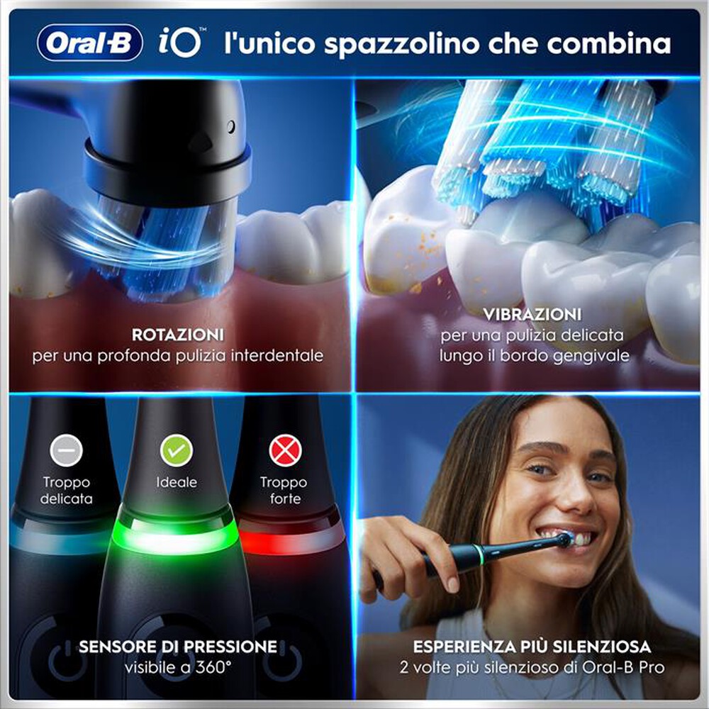 Immagine del prodotto ORAL-B - Spazzolino elettrico IO6 DUO BOX-NERO/ROSA