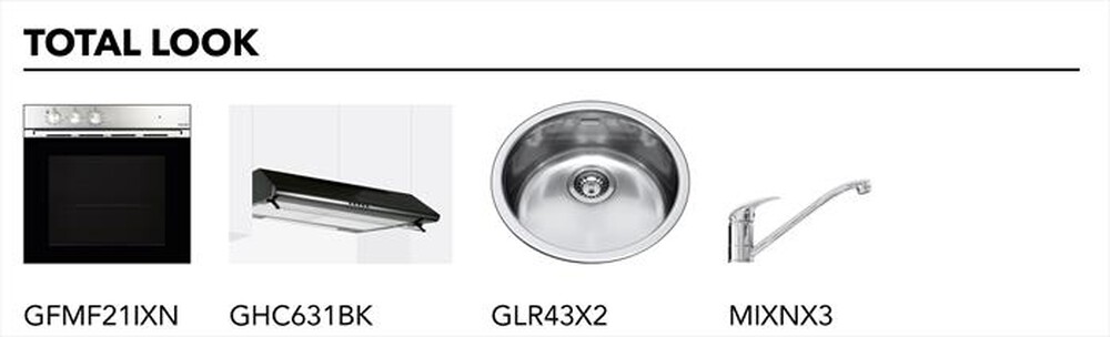 "GLEM GAS - Piano cottura a gas GT32IX 2 fuochi 29cm-Inox"