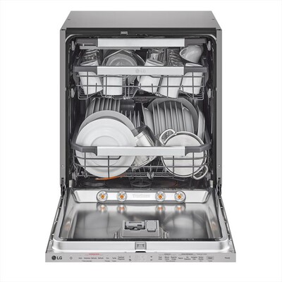 LG - Lavastoviglie QUADWASH DB475TXS Classe A 14coperti-Acciaio