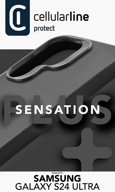 CELLULARLINE - Custodia back SENSPLUSGALS24UK Galaxy S24 Ultra-Nero