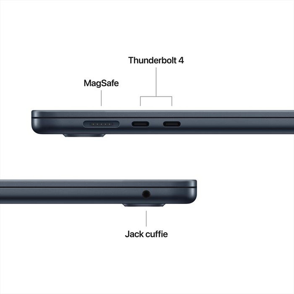 Immagine del prodotto APPLE - MacBook Air 15" M5 Core 10 CPU 10 GPU 16GB 1TB SSD-Mezzanotte
