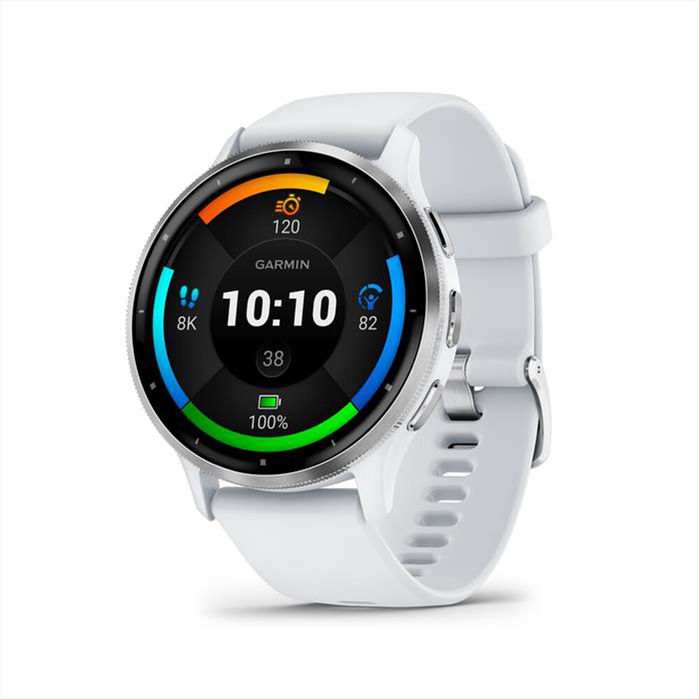 "GARMIN - Smart watch VENU 3, WHITESTONE-Bianco /Argento"