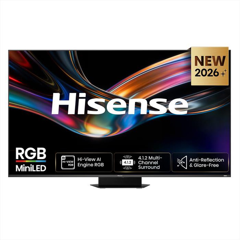 Immagine del prodotto HISENSE - Smart TV Mini LED RGB 65" 4K 65UR9S 170Hz-NERO