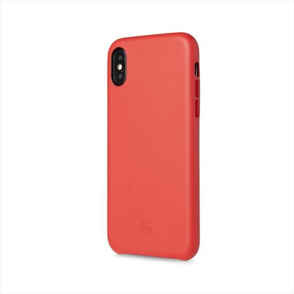 "CELLY - COVER IPH XS MAX-Rosso/Similpelle"