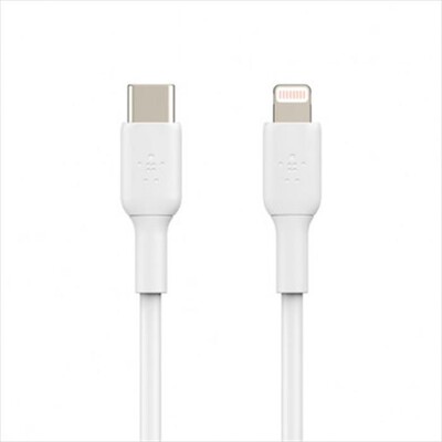 BELKIN - CAVO IN PVC DA USB-C A LIGHTNING 2M-bianco