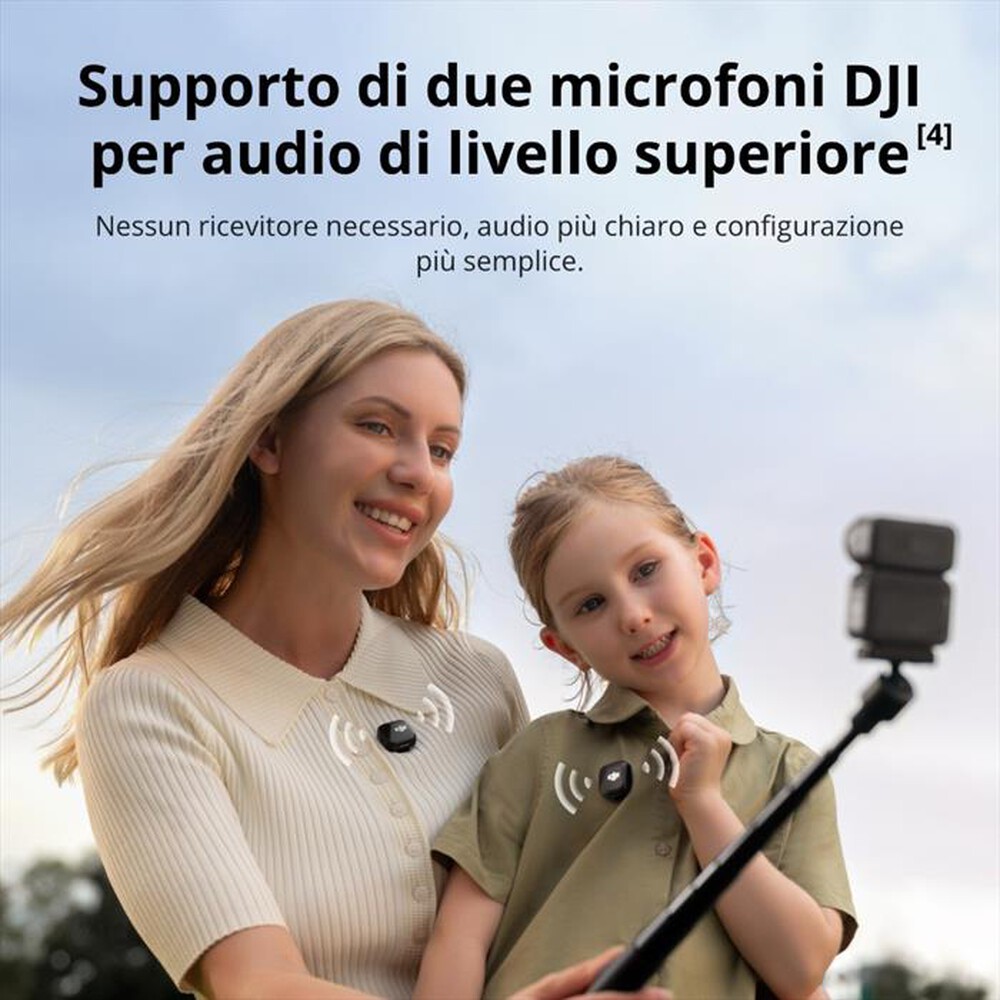 Immagine del prodotto DJI - Action cam OSMO NANO STANDARD COMBO (128GB)-Nero