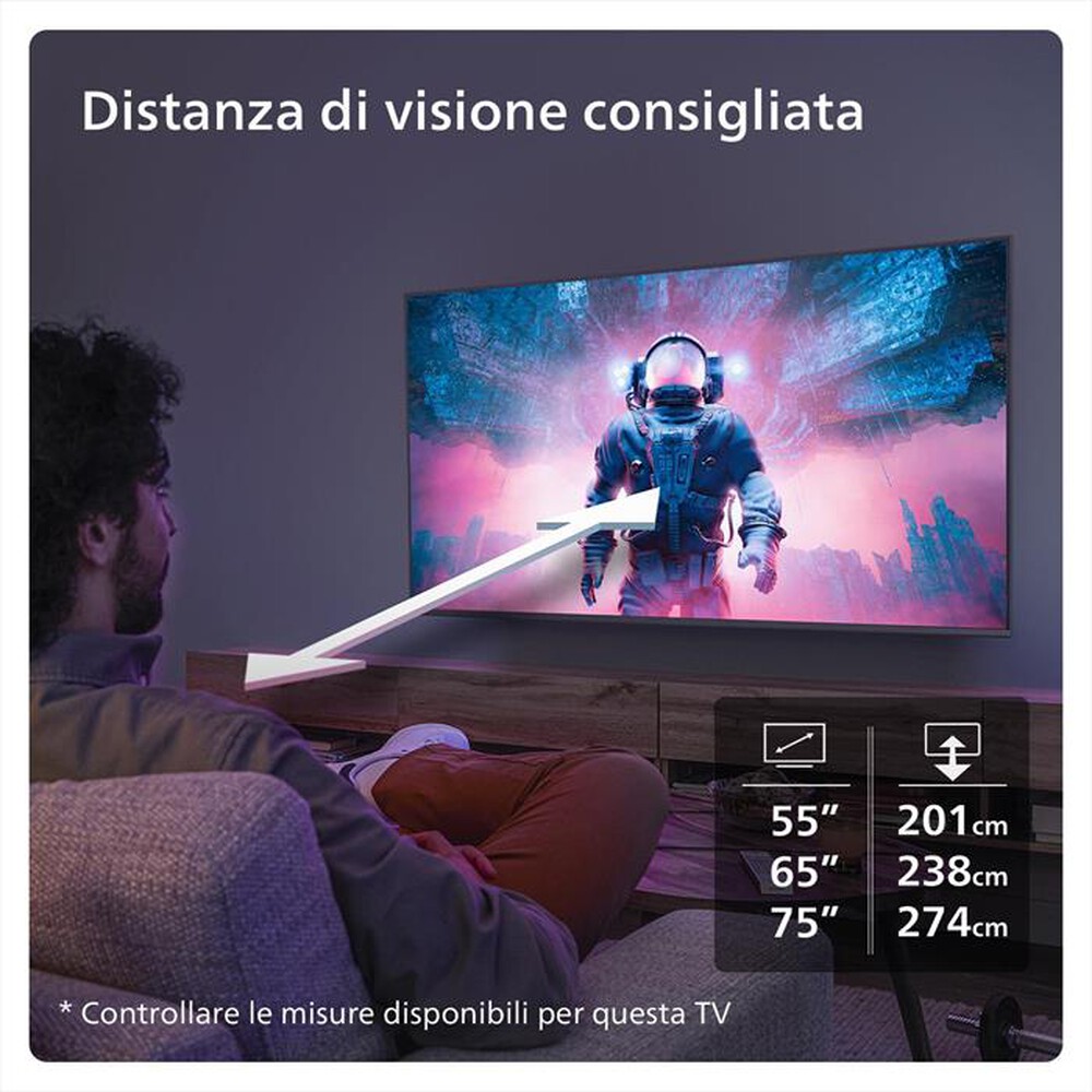 Immagine del prodotto PHILIPS - Smart TV LED UHD 4K 65" 65PML8709/12-Black
