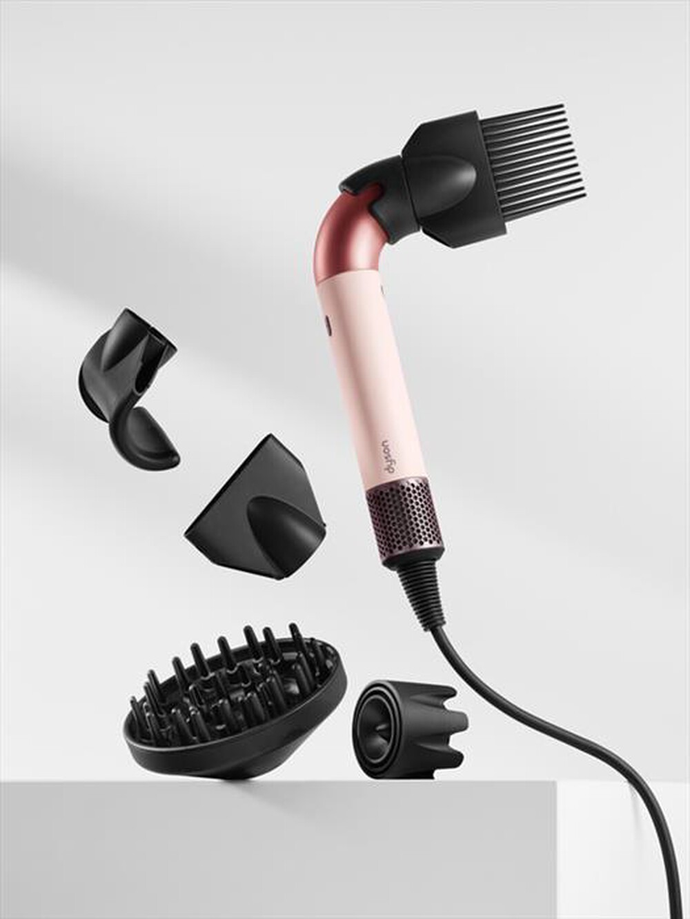 "DYSON - SUPERSONIC R™CAPELLI RICCI E MOLTO RICCI-Rosa Cipria/Oro rosa"