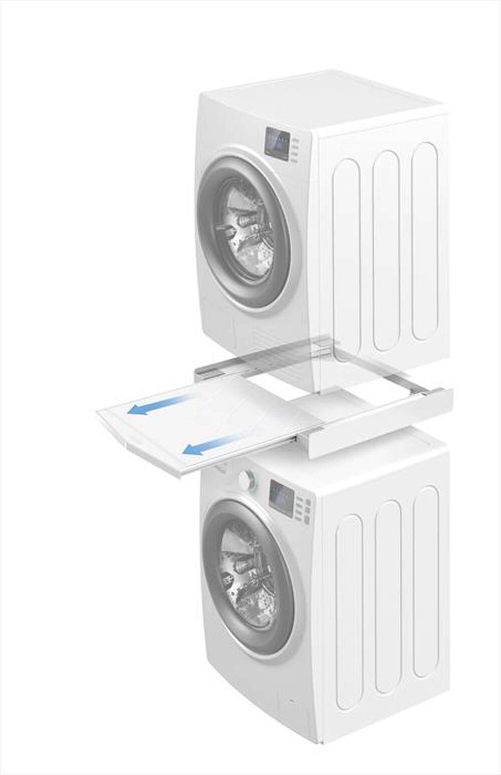 "MELICONI - TORRE SQUARE L60 Kit sovrapposizione universale-Tecnopolimero bianco"