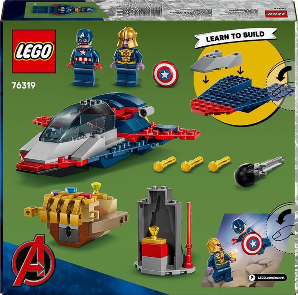 Immagine del prodotto LEGO - 76319 CAPTAIN AMERICA CONTRO THANOS-,