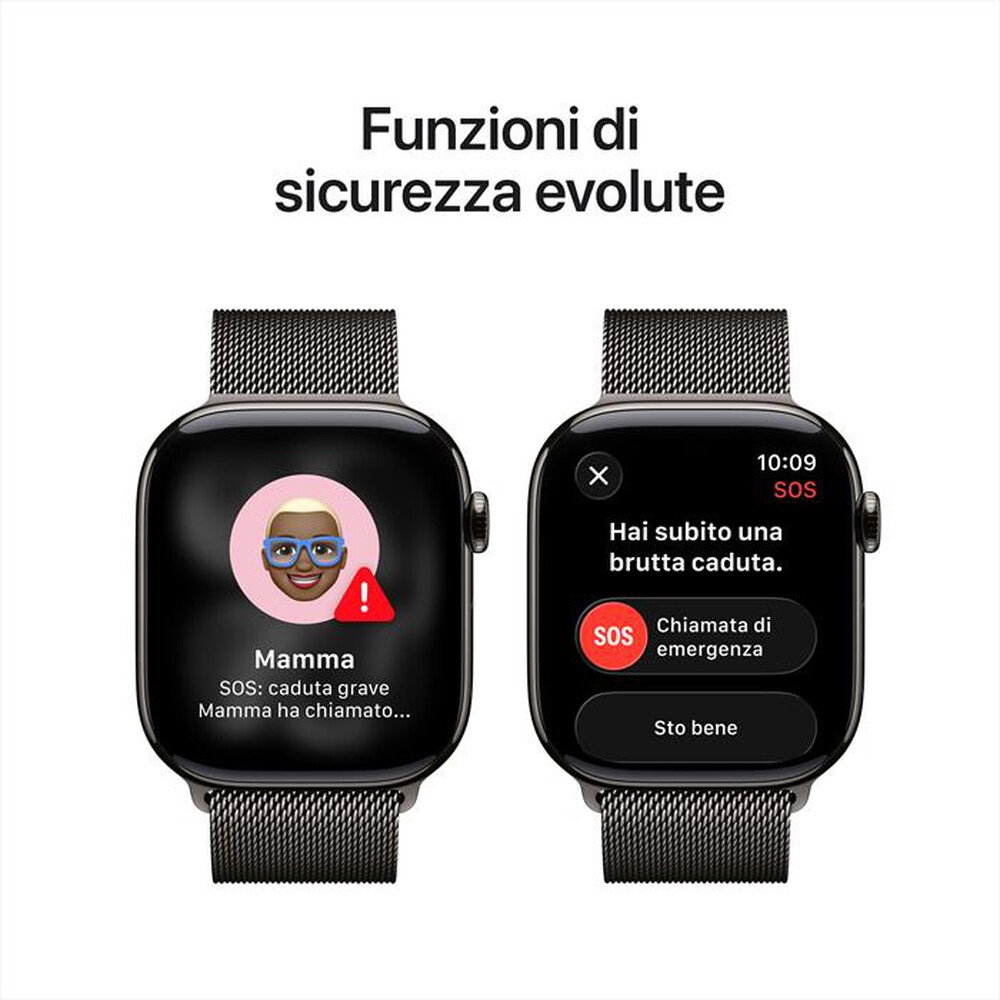 Immagine del prodotto APPLE - Watch Series 11 GPS + Cellular 46mm Titanio-Ardesia - Loop Milanese - M/L