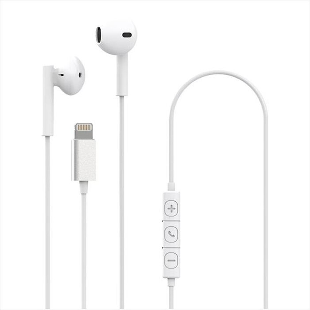Immagine del prodotto CELLY - UP900LIGHTWH-STEREO EAR LIGHTNING-Bianco/Plastica