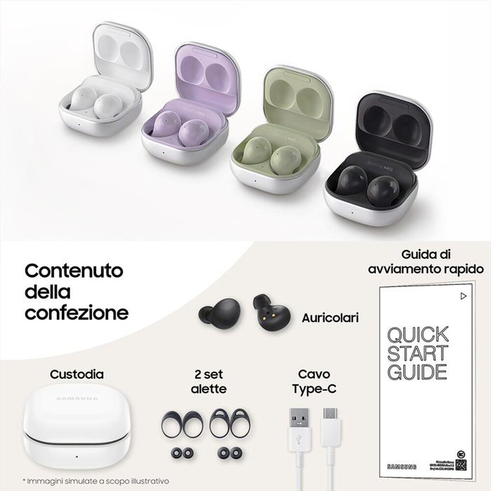 Immagine del prodotto SAMSUNG - GALAXY BUDS2-Graphite