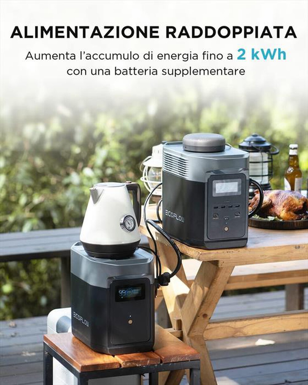 "ECOFLOW - Batteria supplementare per Delta Pro-nero"