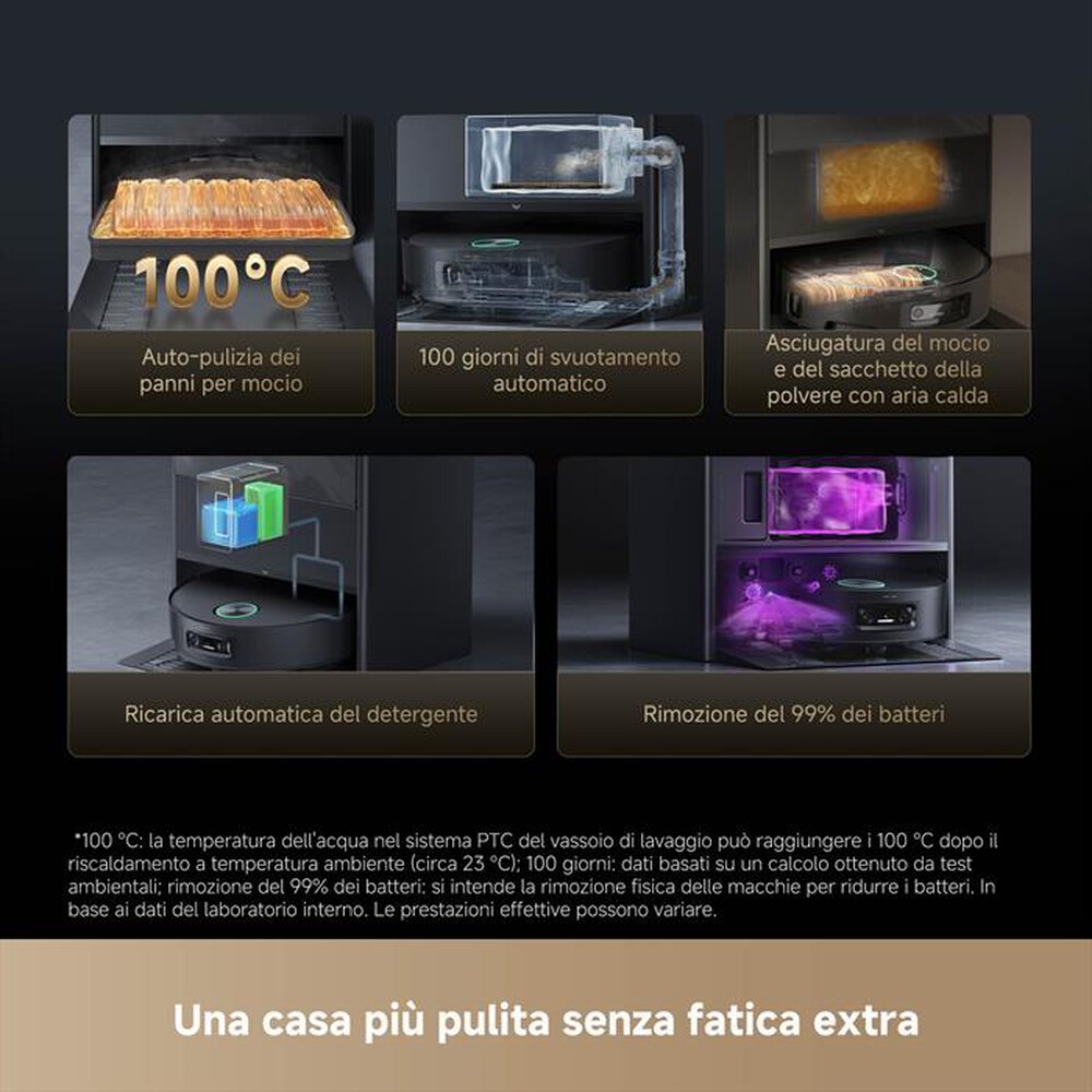 Immagine del prodotto DREAME - Aspirapolvere robot AQUA10 ULTRA TRACK COMPLETE-Nero