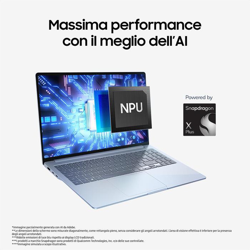 Immagine del prodotto SAMSUNG - Notebook GALAXY BOOK4 EDGE 15.6"-Sapphire Blue