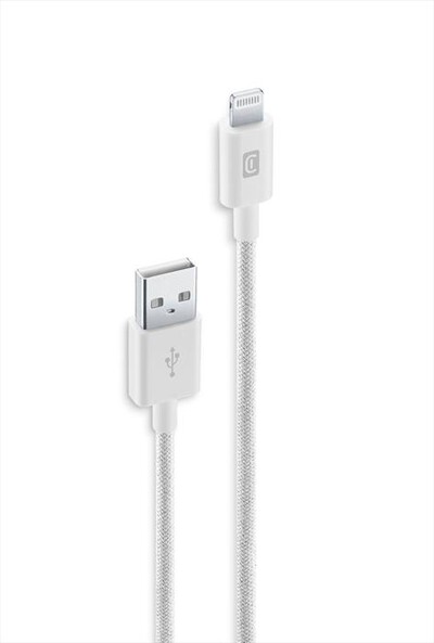 CELLULARLINE - CAVO TELATO 150 CM USB TO LIGHTNING-White