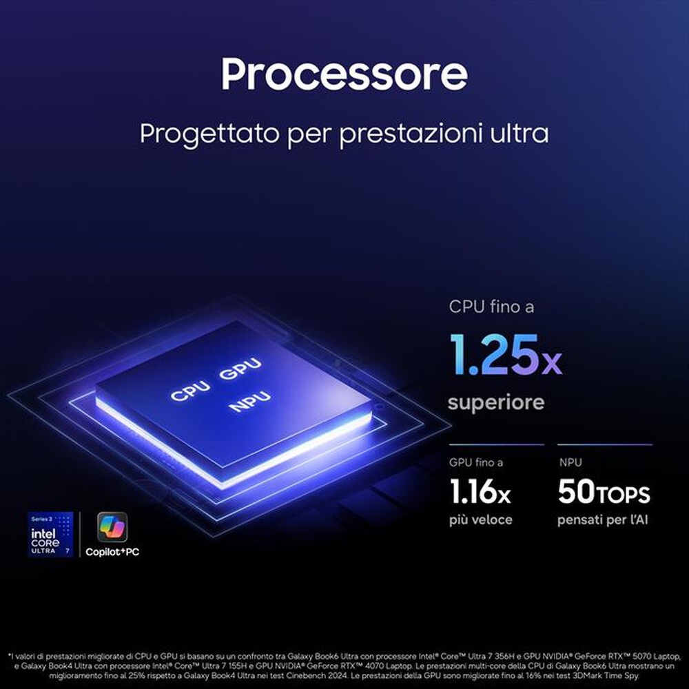 Immagine del prodotto SAMSUNG - Notebook GALAXY BOOK6 ULTRA-Gray