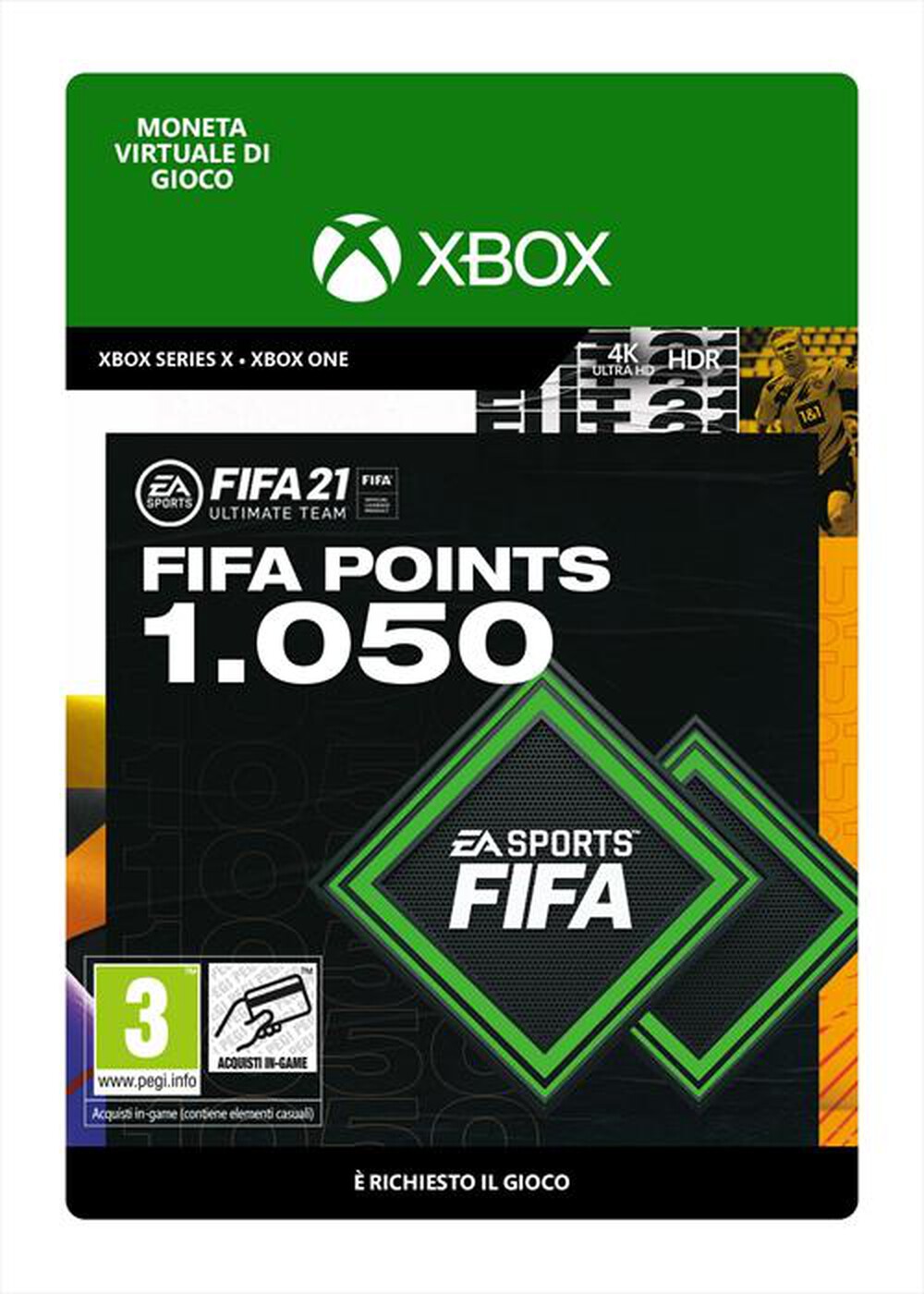 "MICROSOFT - FIFA 21 Ultimate Team 1050 Points"