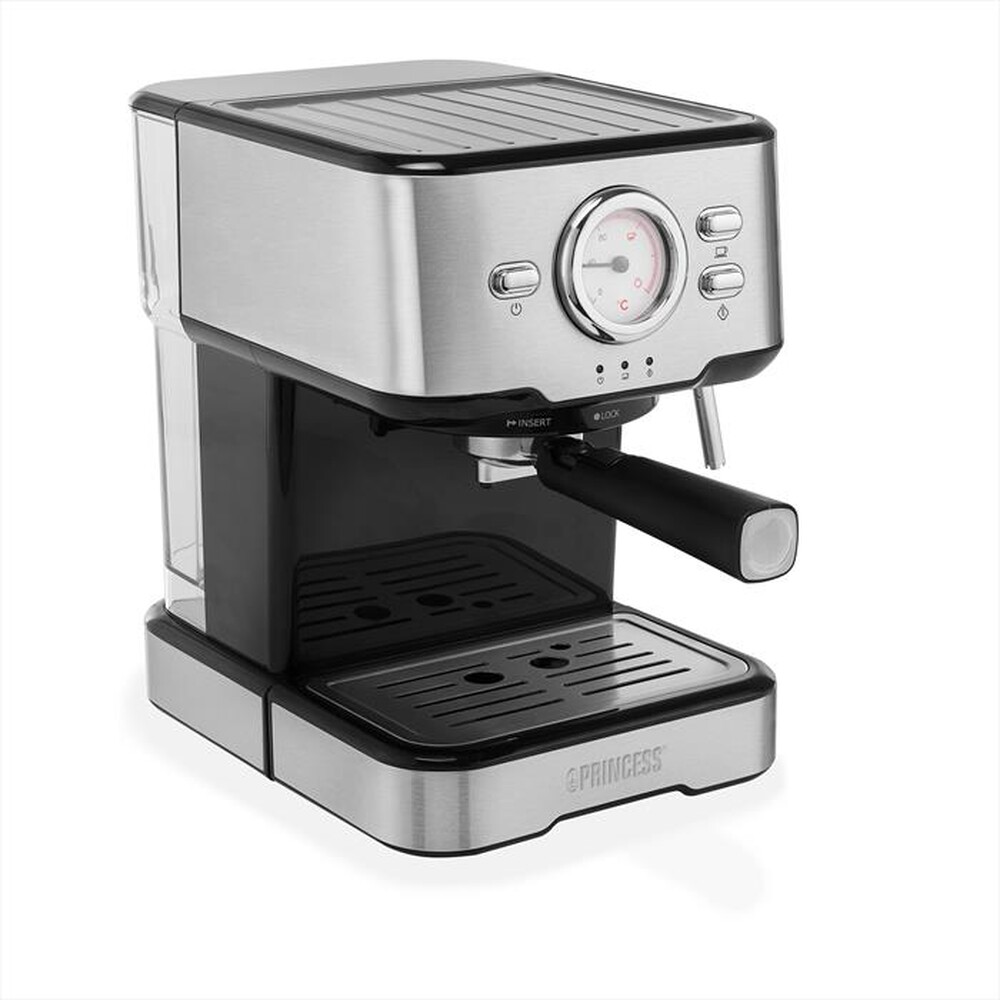 "PRINCESS - Macchina da caffè a Capsule Nespresso 249415-acciaio"