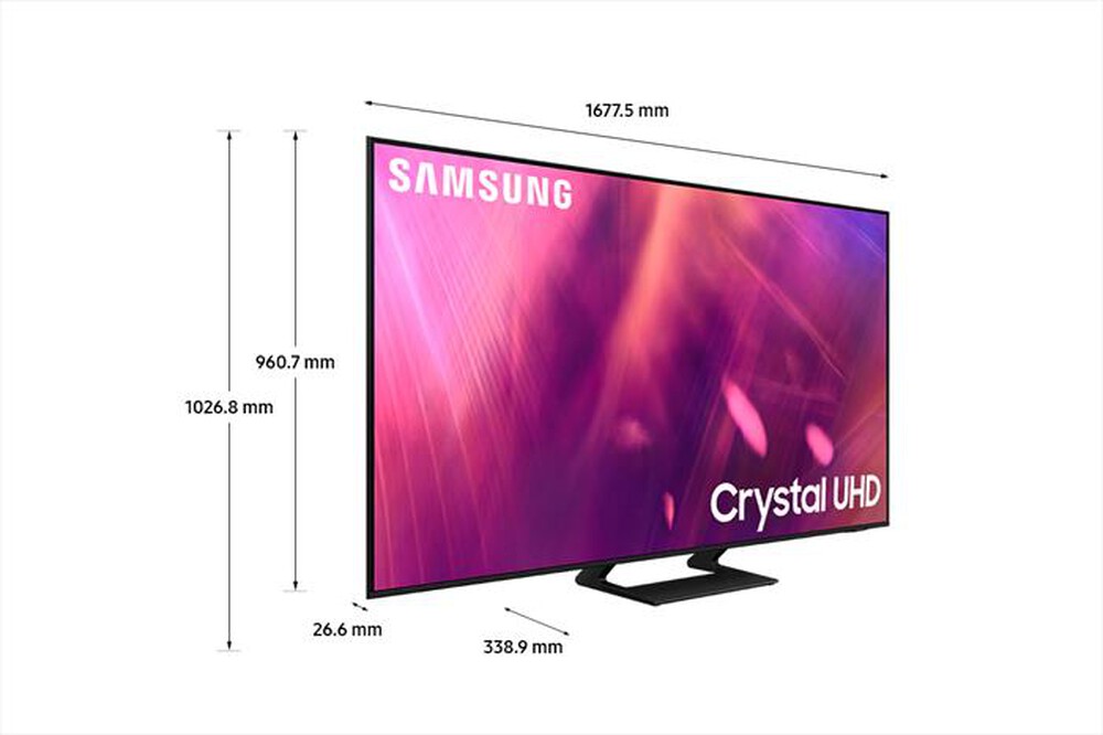 "SAMSUNG - Smart TV Crystal UHD 4K 75” UE75AU9070-Black"