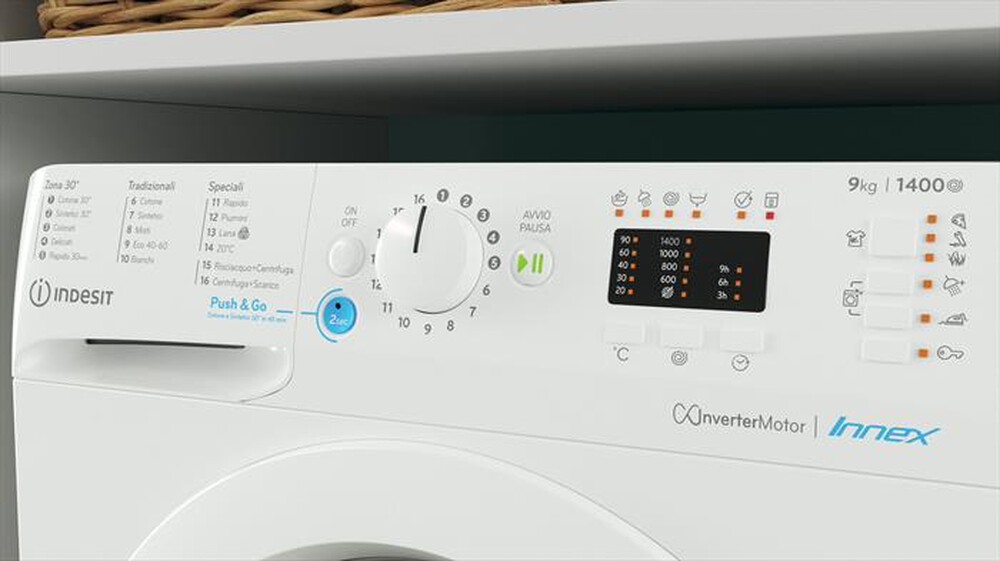 "INDESIT - Lavatrice BWA 91486X W IT 9 Kg Classe A"