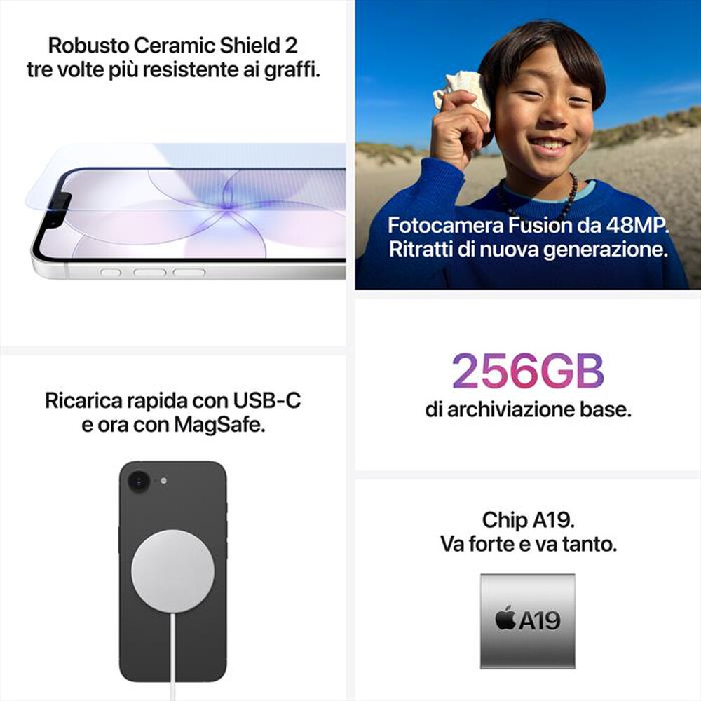 Immagine del prodotto APPLE - iPhone 17e 512GB-Nero