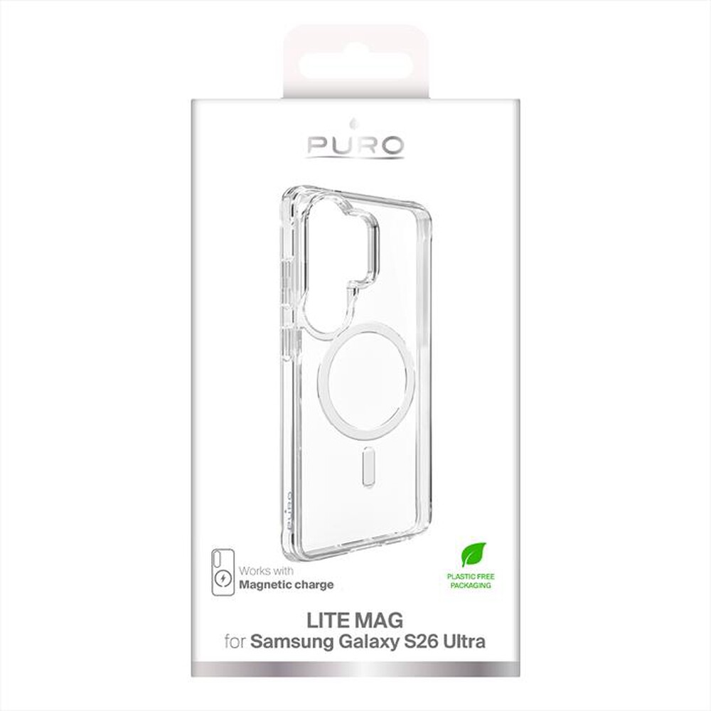 Immagine del prodotto PURO - Cover Lite Mag per Samsung S26 Ultra-Trasparente