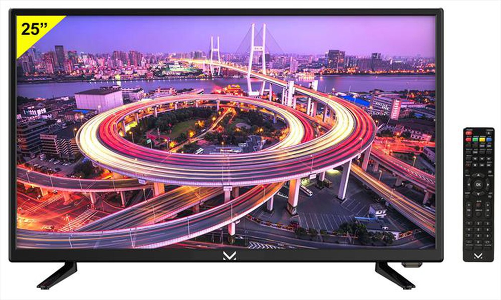 "MAJESTIC - TV LED FHD 25\" TVD 225 S2-Nero"