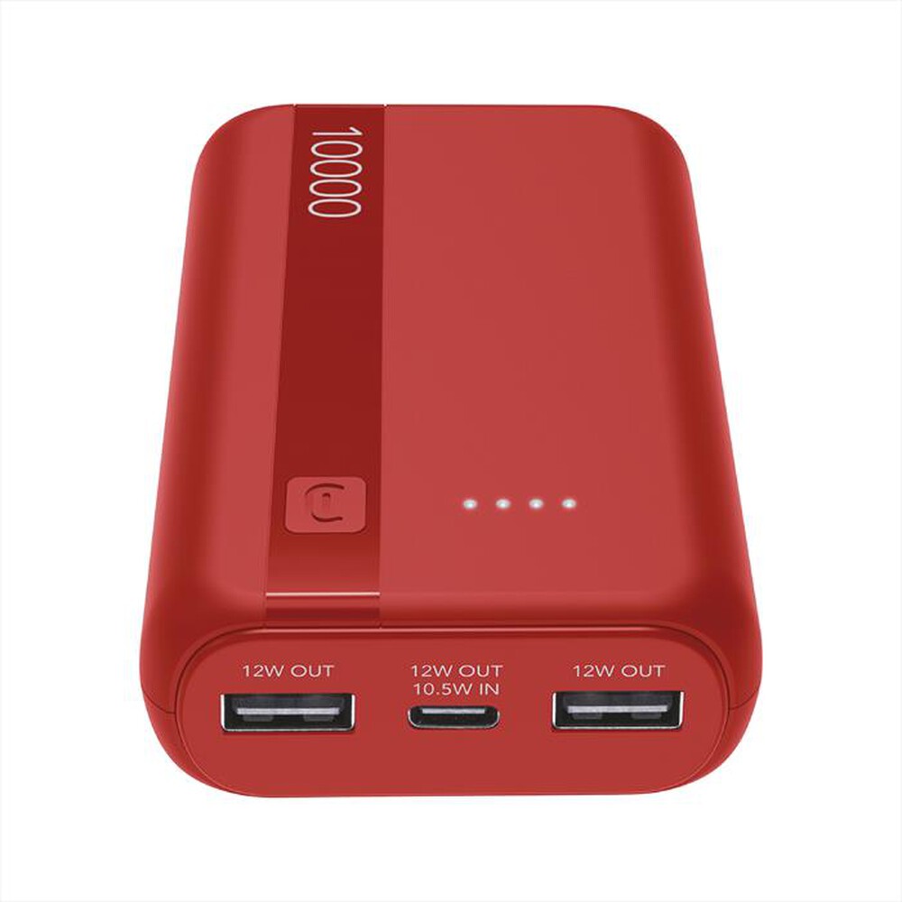Immagine del prodotto CELLULARLINE - POWER BANK ESSENTIAL 10000-Rosso