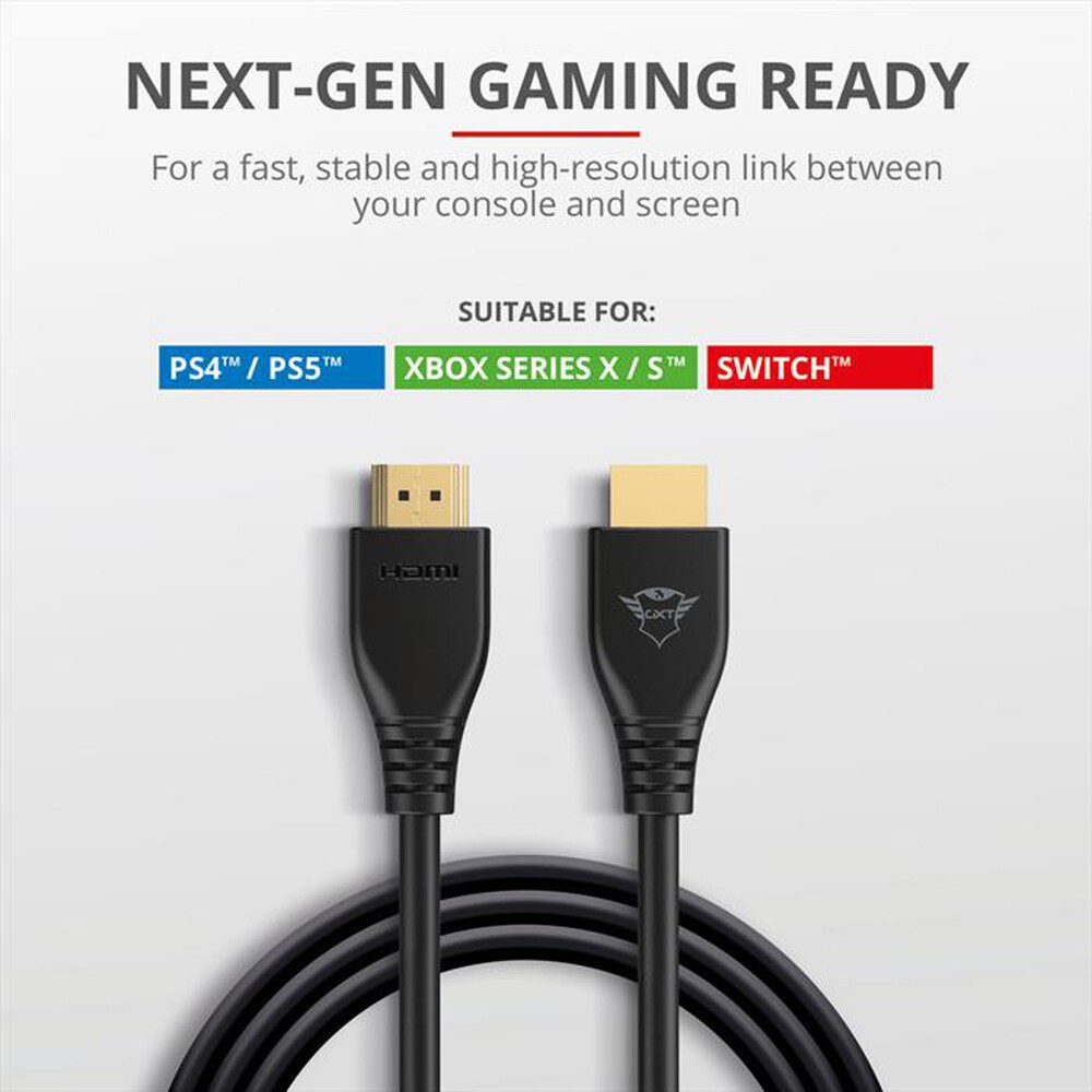 Immagine del prodotto TRUST - GXT731 RUZA HIGH SPEED HDMI CABLE-Black