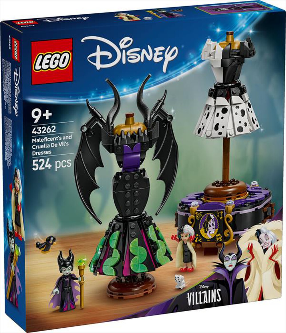Immagine del prodotto LEGO - DISNEY CLASSIC Abiti di Malefica e Crudelia 43262
