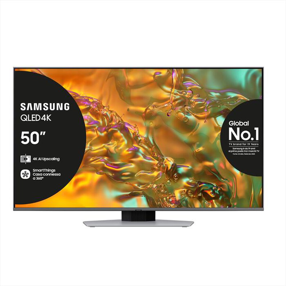 Immagine del prodotto SAMSUNG - Smart TV Q-LED UHD 4K 50" QE50Q80DATXZT-ECLIPSE SILVER