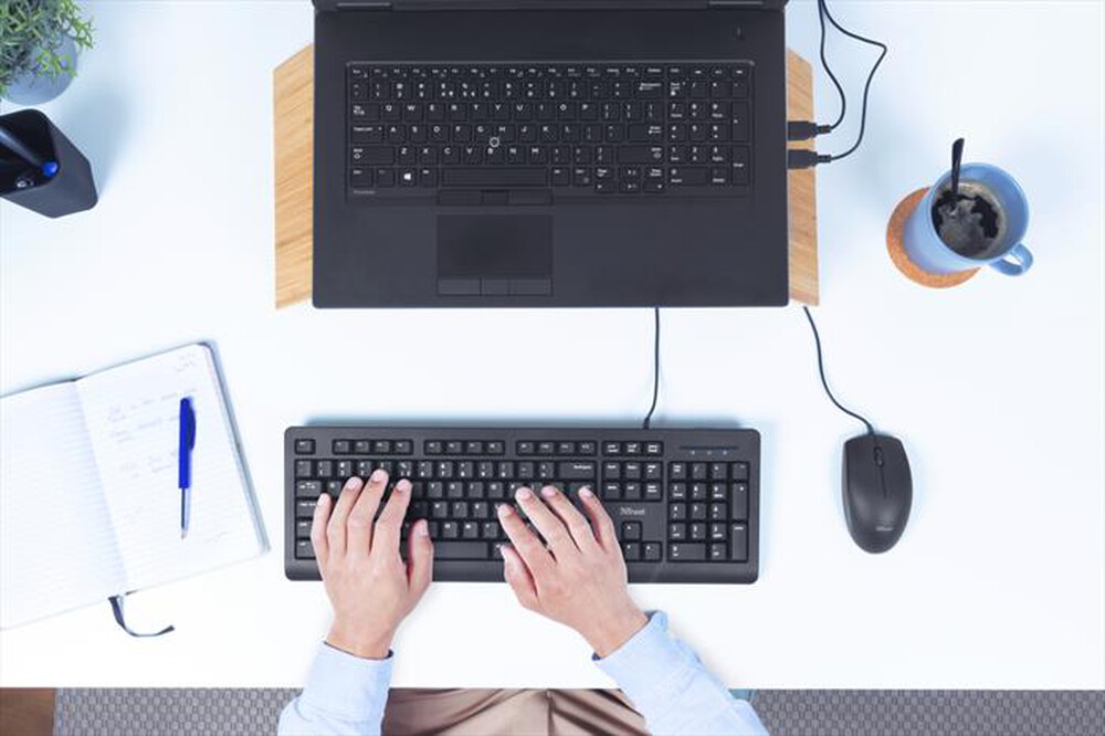 Immagine del prodotto TRUST - PRIMO KEYBOARD AND MOUSE SET IT-Black
